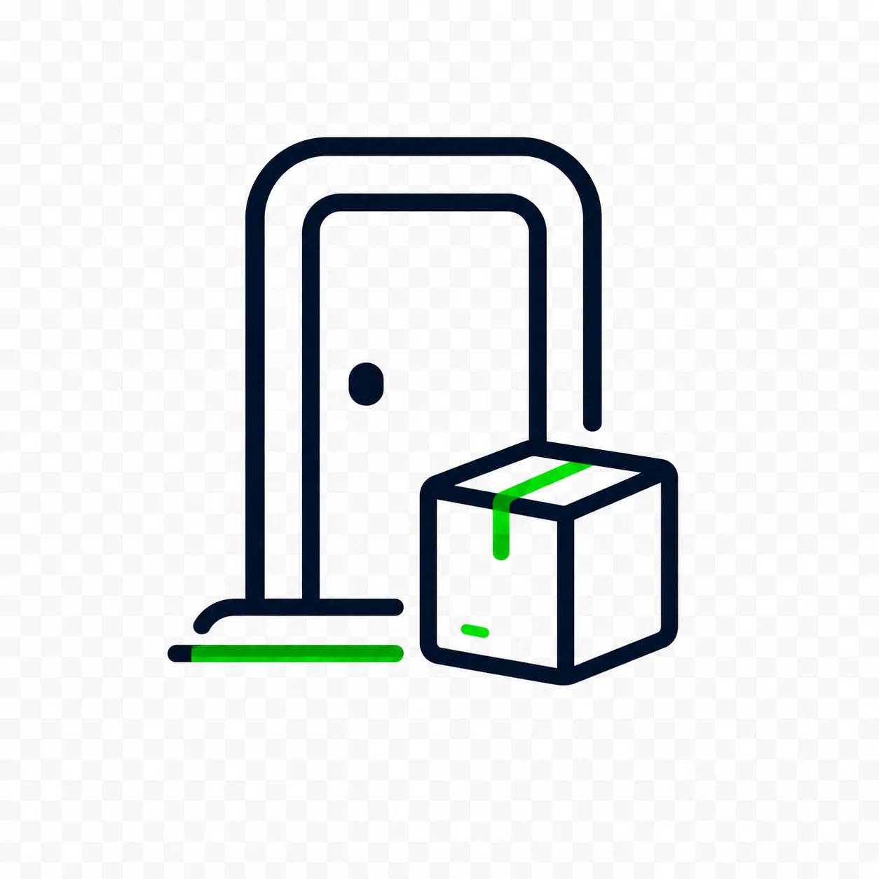 Doorstep collection icon